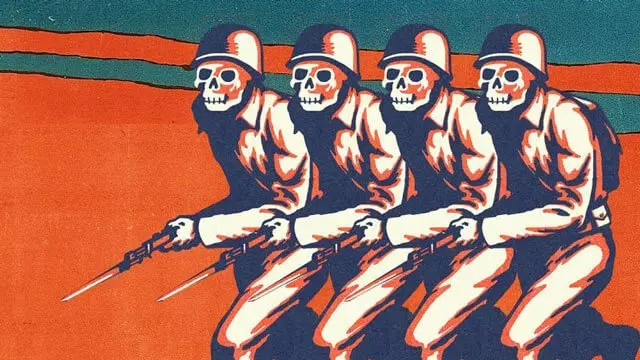 Resorting to creating horror, a mental trick of powers and cults